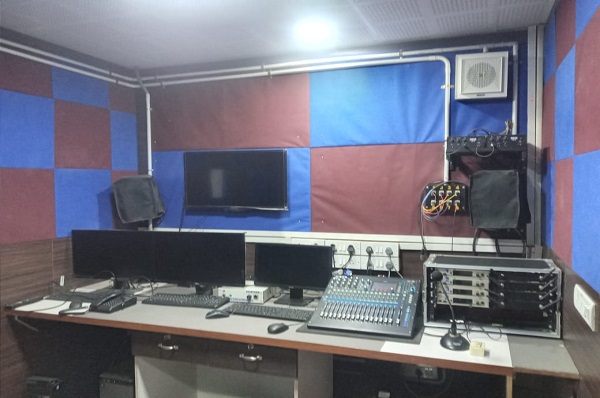 Trinity Studio recording studio for music and podcast production in Kodambakkam
